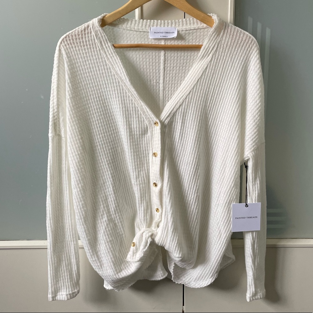 Painted Threads top. NWT.
